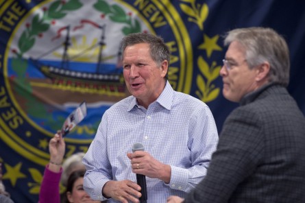 Kasich is focusing his attention on the Grantie State. (Tom Williams/CQ Roll Call)
