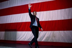 UNITED STATES - FEBRUARY 27: Presidential candidate Sen. Marco Rubio, R-Fla., leaves a campaign event near at Samford University in Birmingham, Ala., February 27, 2016. (Photo By Tom Williams/CQ Roll Call)