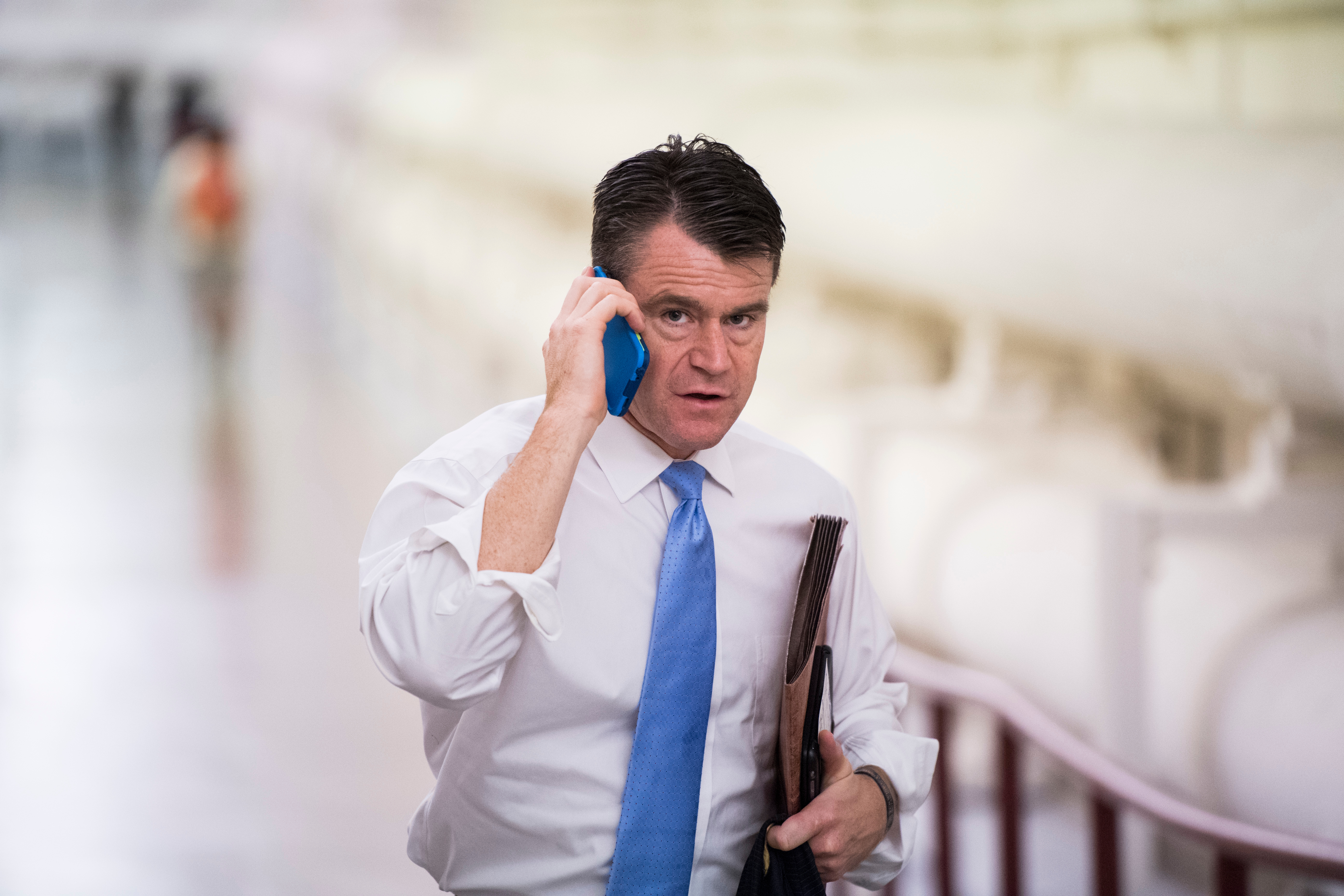 Rep. <a class="memberLink" title="Click to view member info in a new window" href="http://data.rollcall.com/members/31070?rel=memberLink" target="_blank">Todd Young</a> defeated former Sen. Evan Bayh in the Indiana Senate race. (Bill Clark/CQ Roll Call file photo)
