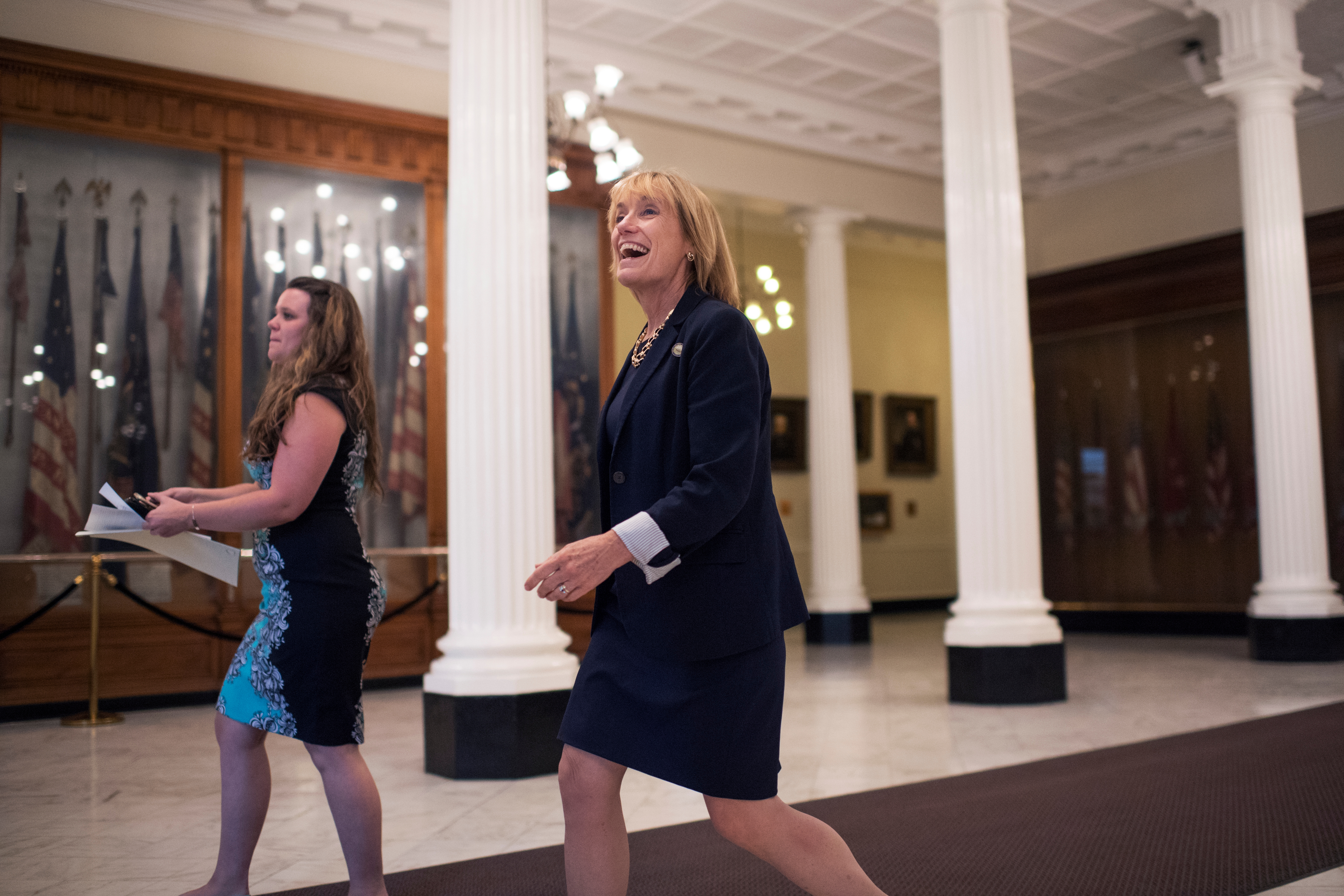 Gov. <a class="memberLink" title="Click to view member info in a new window" href="http://data.rollcall.com/members/46518?rel=memberLink" target="_blank">Maggie Hassan</a> unseated Sen. Kelly Ayotte in the New Hampshire Senate race. (Tom Williams/CQ Roll Call file photo)