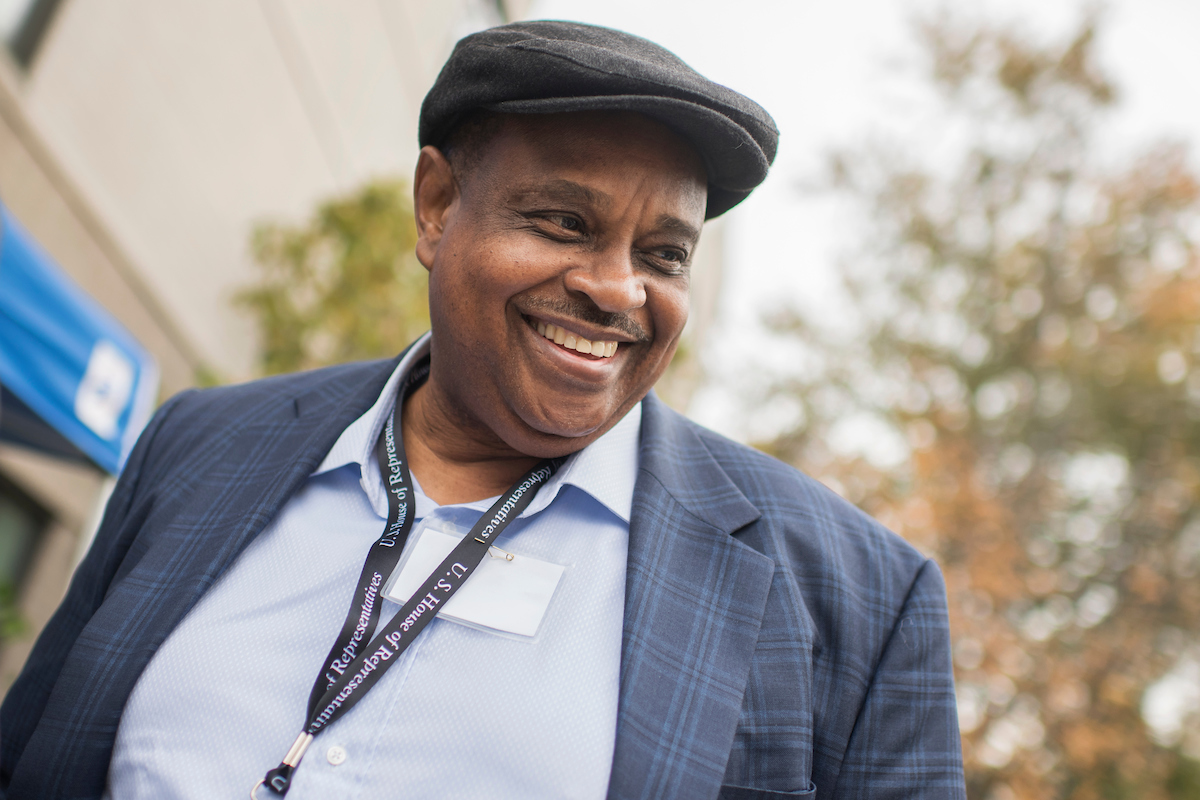 Rep.-elect Al Lawson, D-Fla., who in the primary ousted 12-term incumbent Rep. Corrine Brown as she faces trial on a 22-count corruption indictment. (Tom Williams/CQ Roll Call)