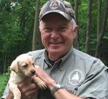 Kline and his puppy Lucy. (Photo courtesy Kline’s office)
