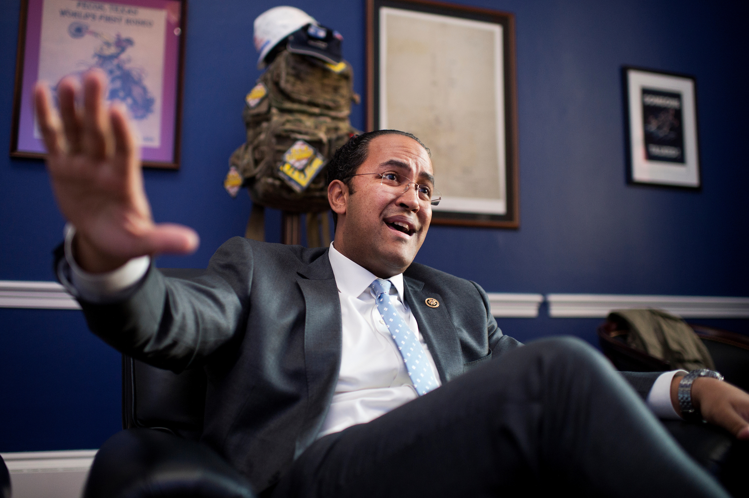 Texas Rep. <a class="memberLink" title="Click to view member info in a new window" href="http://data.rollcall.com/members/30933?rel=memberLink" target="_blank">Will Hurd</a> said improving digital infrastructure could improve security at the Mexican border. (Tom Williams/CQ Roll Call file photo)