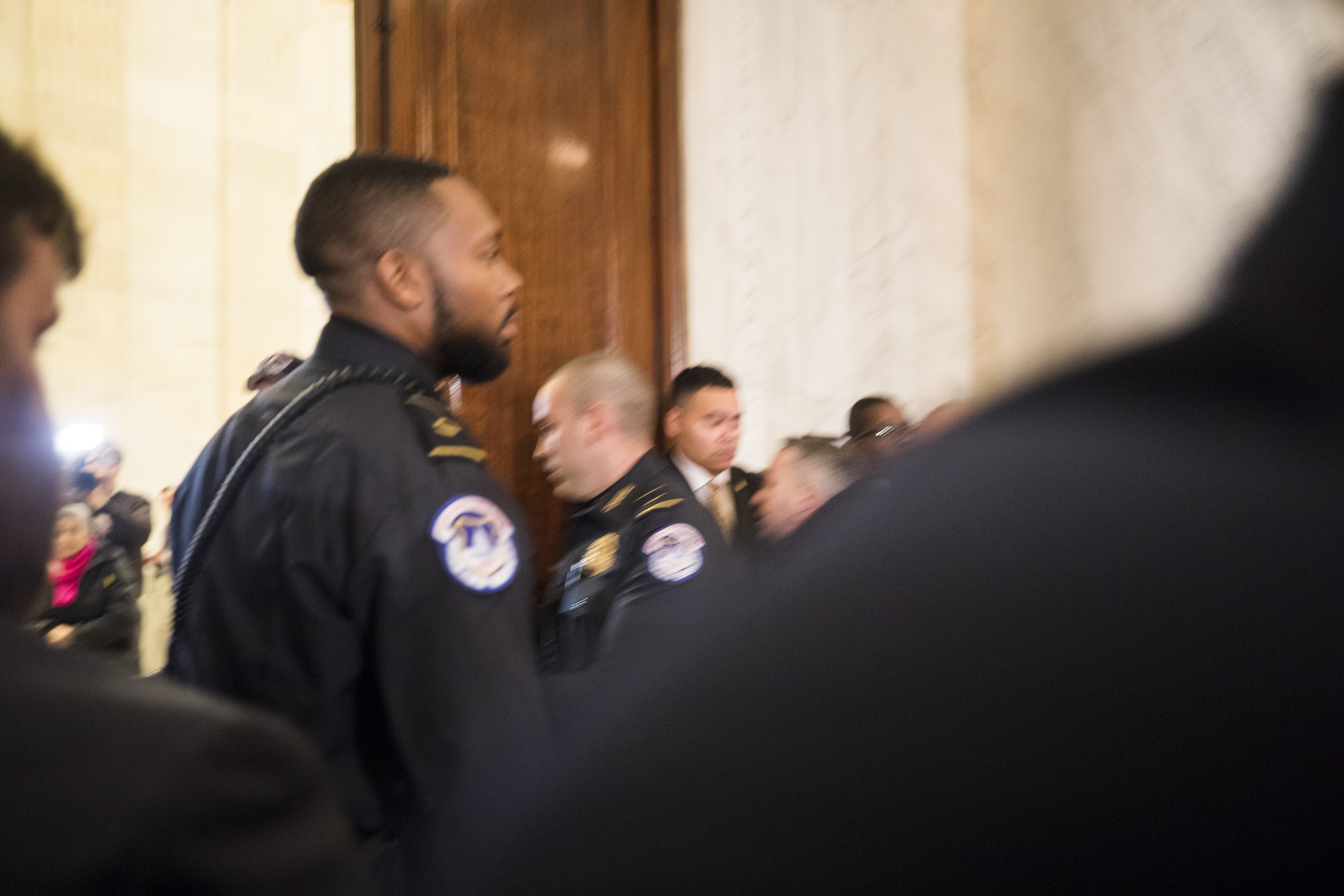 A dark spot comes over the lens of the camera. (Photo courtesy of Jim Lo Scalzo/ European Pressphoto Agency)