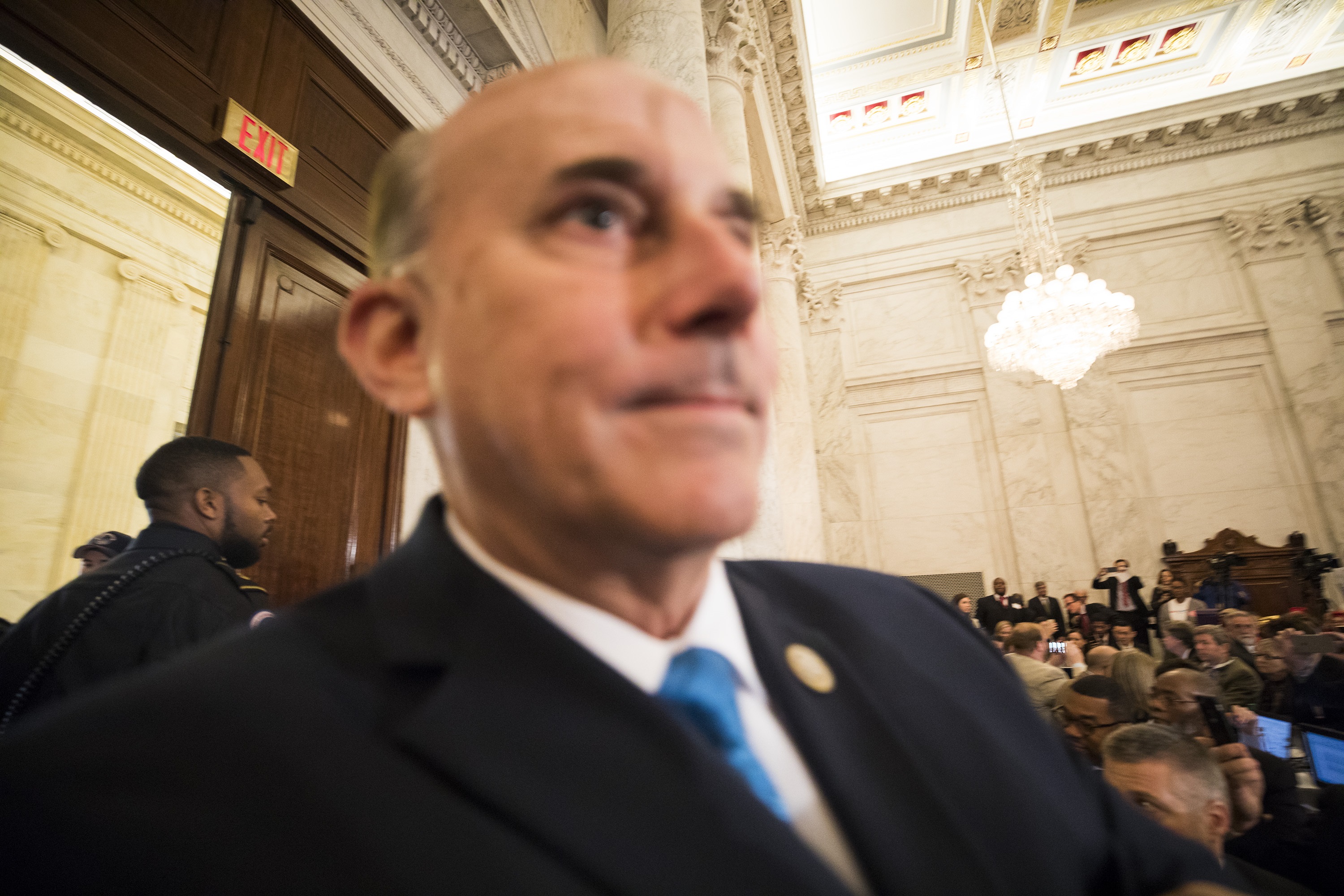 Gohmert comes into focus in his lens. (Photo courtesy of Jim Lo Scalzo/ European Pressphoto Agency)