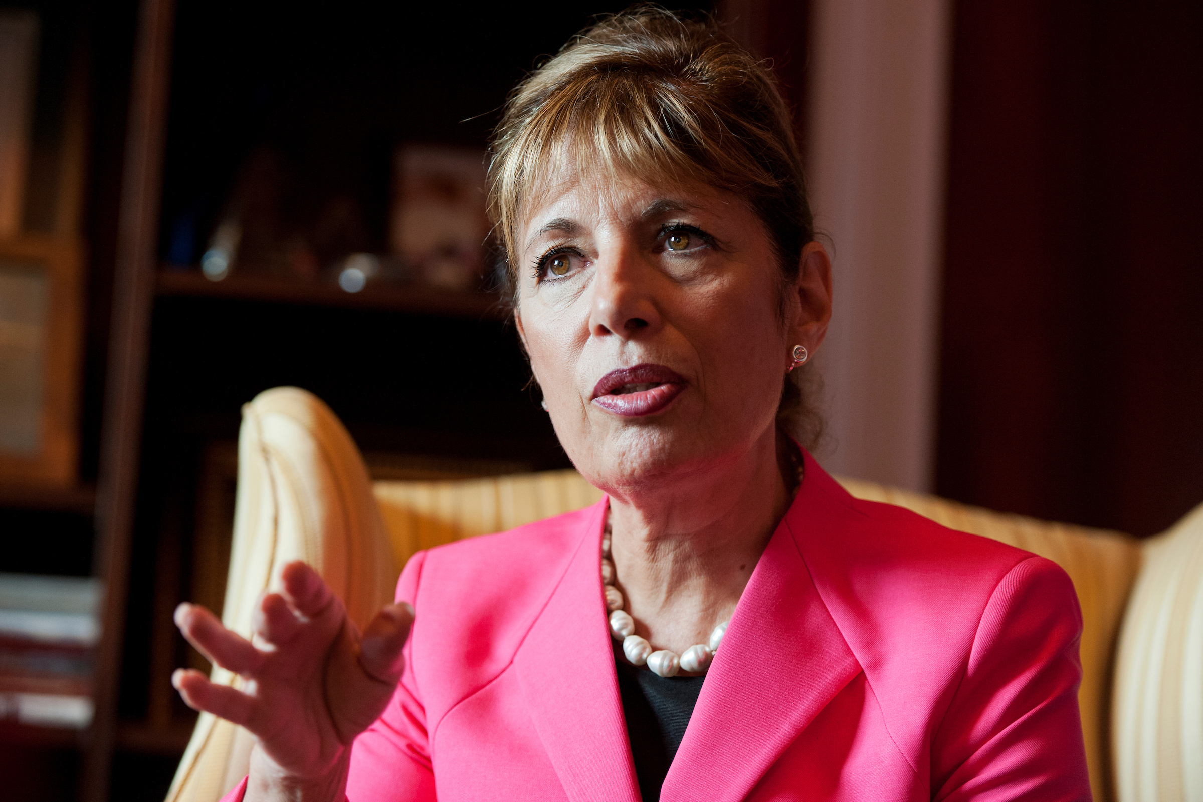 California Rep. <a class="memberLink" title="Click to view member info in a new window" href="http://data.rollcall.com/members/28222?rel=memberLink" target="_blank">Jackie Speier</a> also heard complaints about sexual harassment as a state assemblywoman in the 1980s. (Tom Williams/CQ Roll Call file photo)