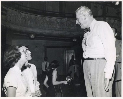 Sen. Paul Douglas with G.W. Foster and Jeanette Raymond, the parents of Rep. Bill Foster. (CQ Roll Call File Photo.)