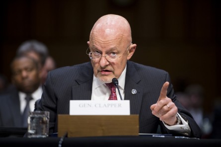 Director of National Intelligence James R. Clapper Jr. testifies before the Senate Intelligence Committee in March. (Bill Clark/CQ Roll Call File Photo)