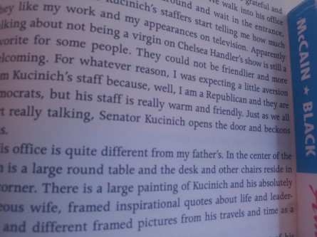 Senator Kucinich mention