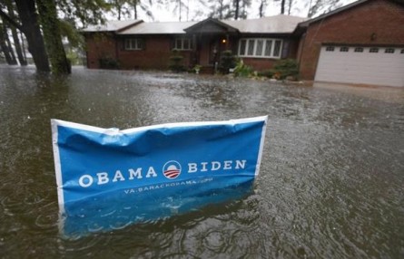 Yard sign vs. Sandy