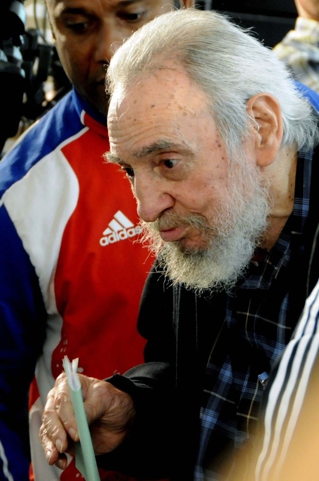 Fidel Castro steps out