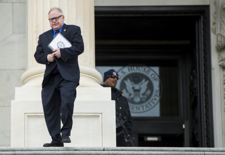 WALLS. These walls can't contain him! (Bill Clark/CQ Roll Call File Photo)