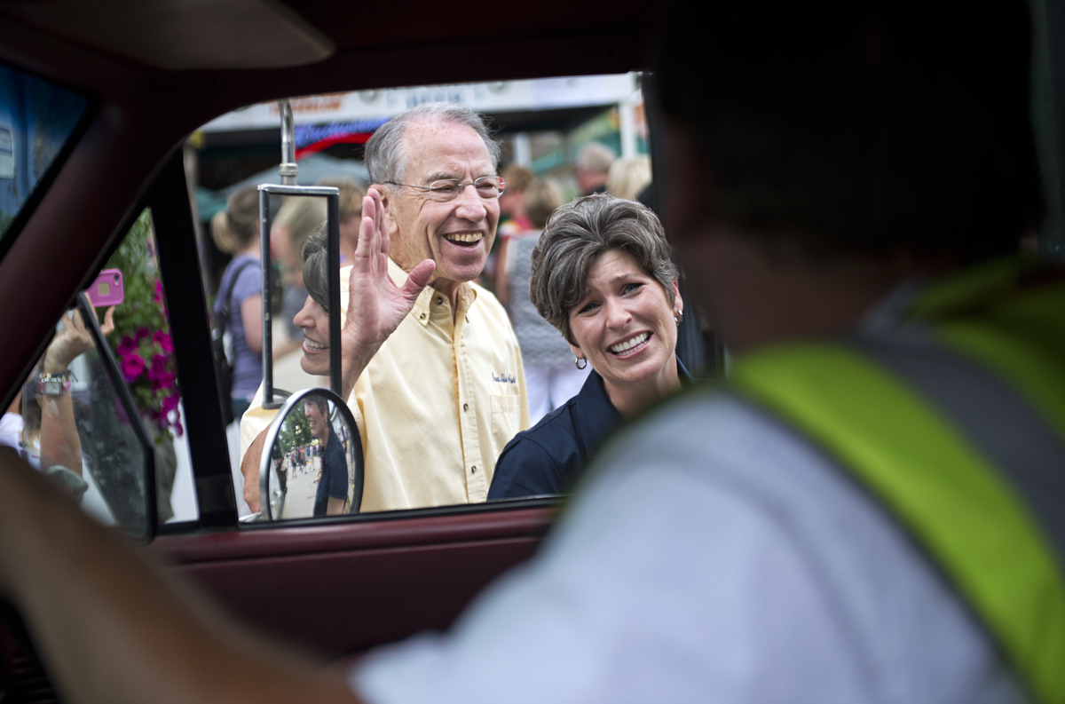 Its the Chuck Grassley Show at the Iowa State Fair