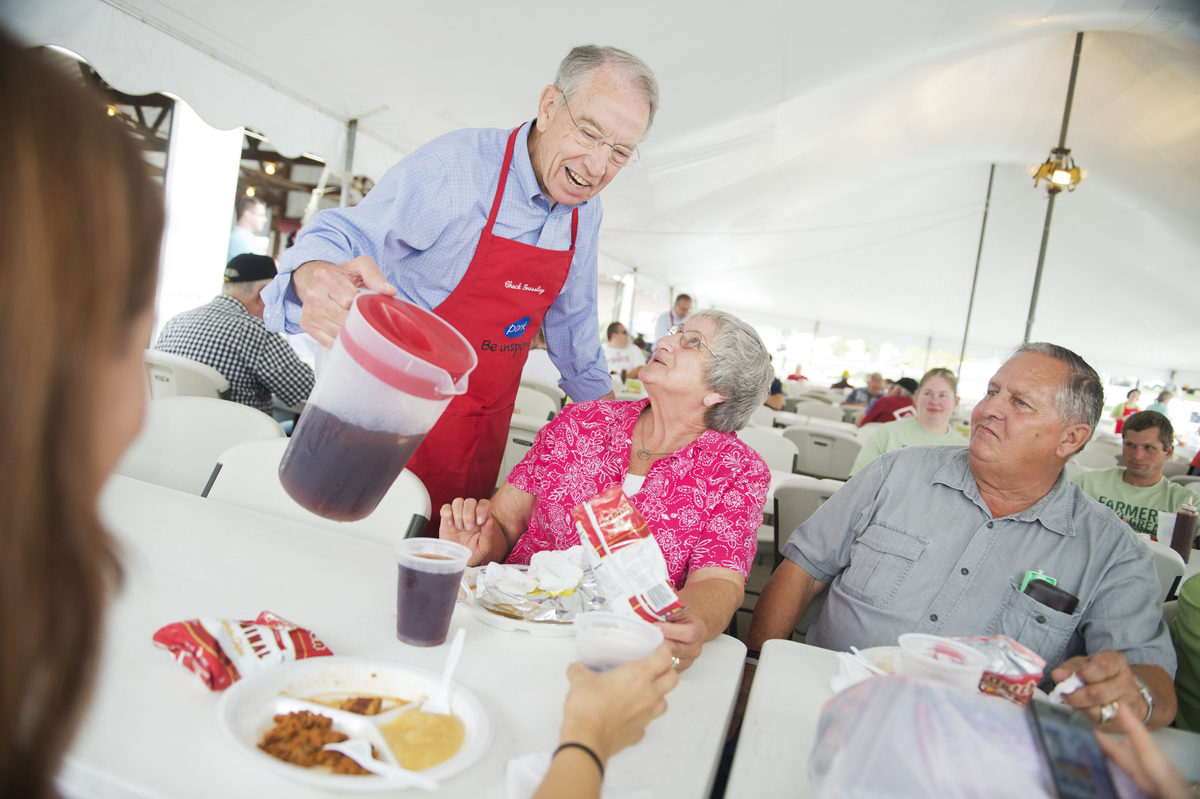 Its the Chuck Grassley Show at the Iowa State Fair