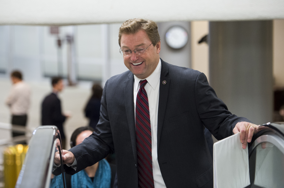 UNITED STATES - DECEMBER 9: Sen. Dean Heller, R-Nev., heads to the Senate floor for a vote on Wednesday, Dec. 9, 2015. (Photo By Bill Clark/CQ Roll Call)