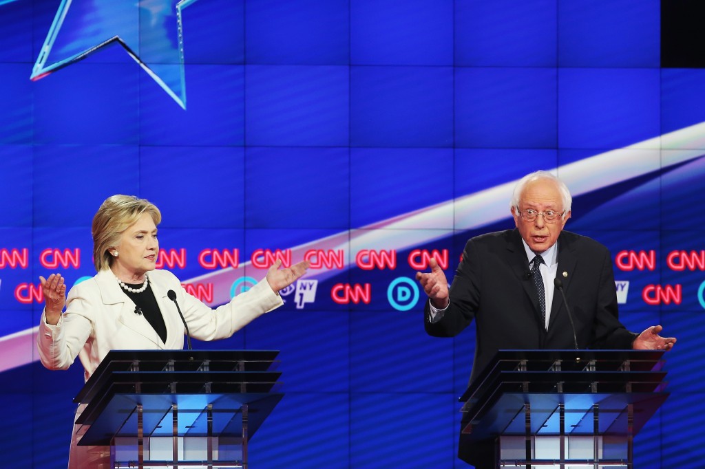 Given the increasingly testy primary between Hillary Clinton and Sen. Bernie Sanders, President Barack Obama may have to step in to heal party divisions, some Democratic operatives say. (Justin Sullivan/Getty Images)