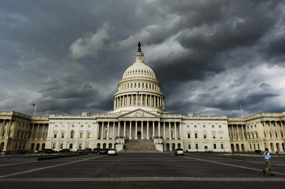 Storm Clouds Capitol Photo