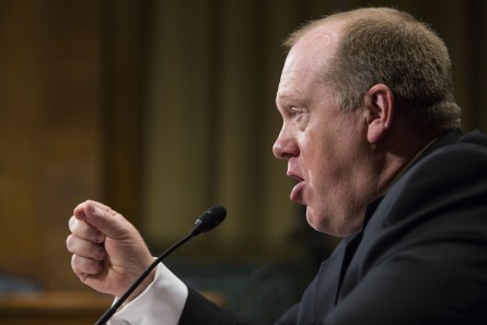 Thomas Homan, Executive Associate Director of Enforcement And Removal Operations at the U.S. Immigration and Customs Enforcement, speaks during a Tuesday Senate Judiciary Committee hearing on "The Unaccompanied Children Crisis: Does the Administration Have a Plan to Stop the Border Surge and Adequately Monitor the Children?,"(Photo By Al Drago/CQ Roll Call)