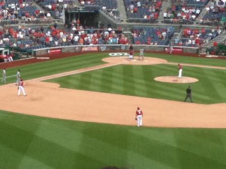The Nationals fielded several young players. (Jason Dick/CQ Roll Call)