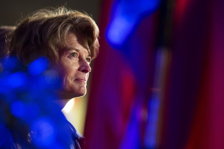 Public broadcasting is especially important in the rural areas of Alaska, where it serves as the only source of news, Murkowski said. (Photo By Al Drago/CQ Roll Call File Photo)